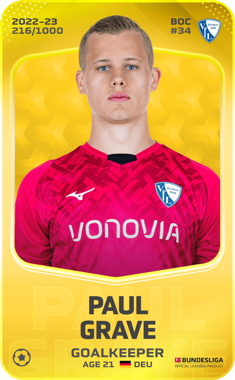 Paul Grave 2022-23 • Limited 216/1000