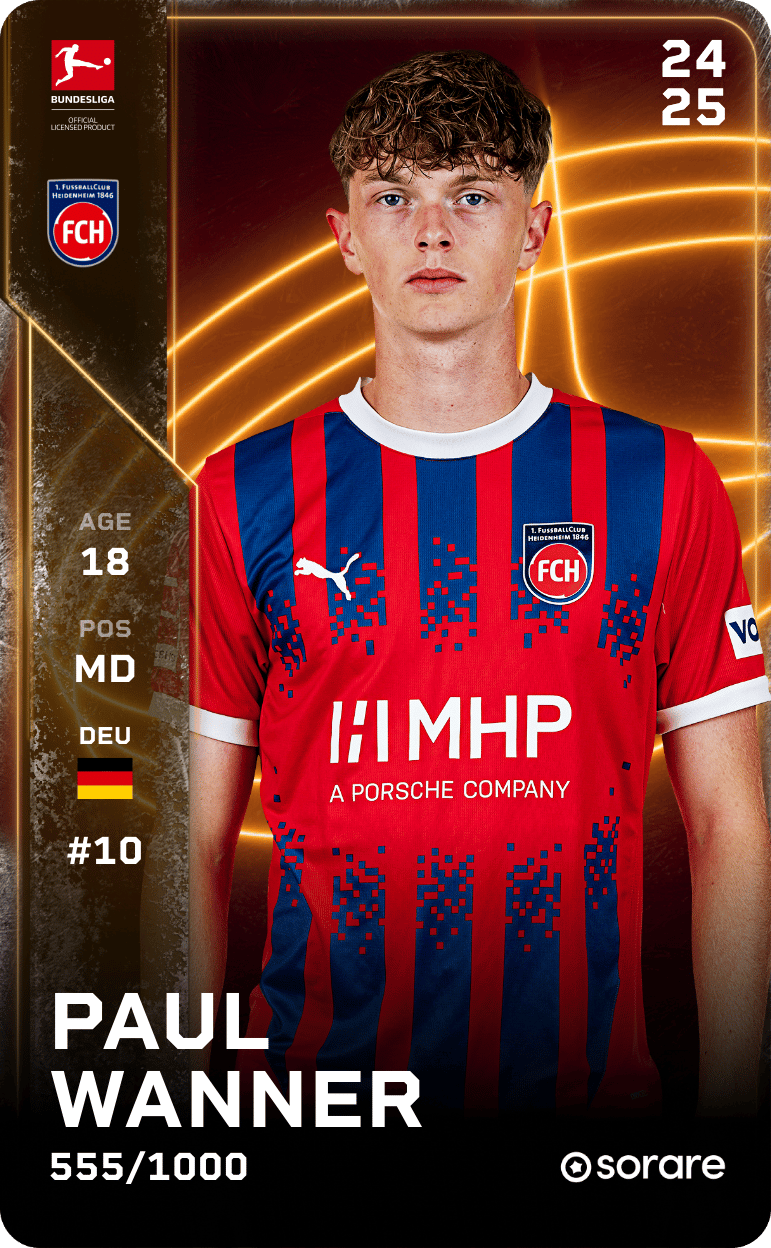 Paul Wanner 2024-25 • Limited 555/1000