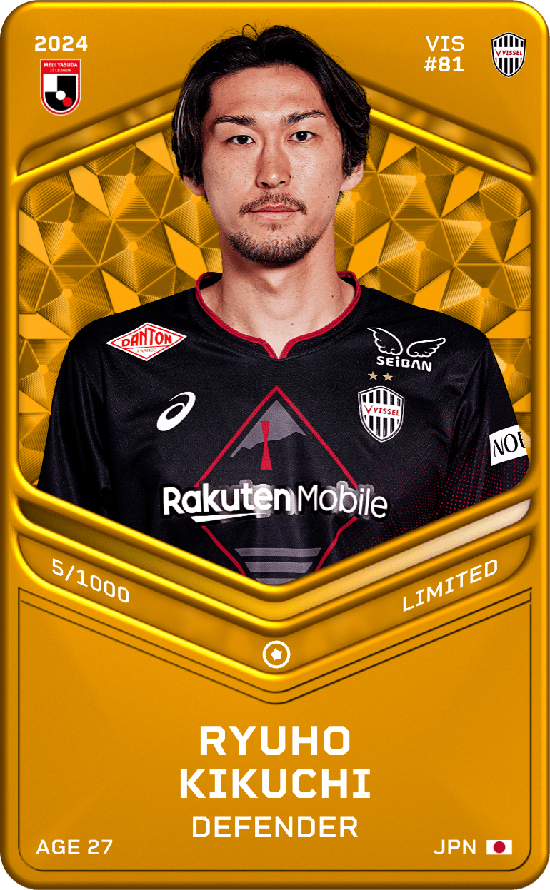 Ryuho Kikuchi 2024-25 • Limited 5/1000