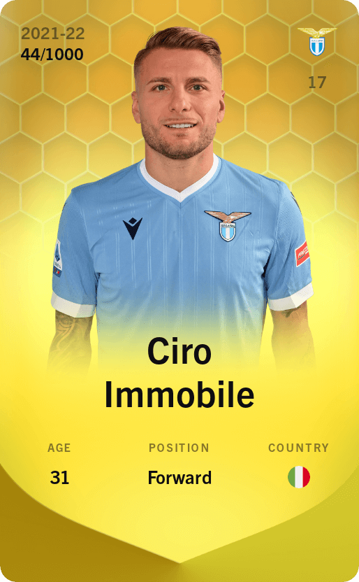 Ciro Immobile 2021-22 • Limited 44/1000