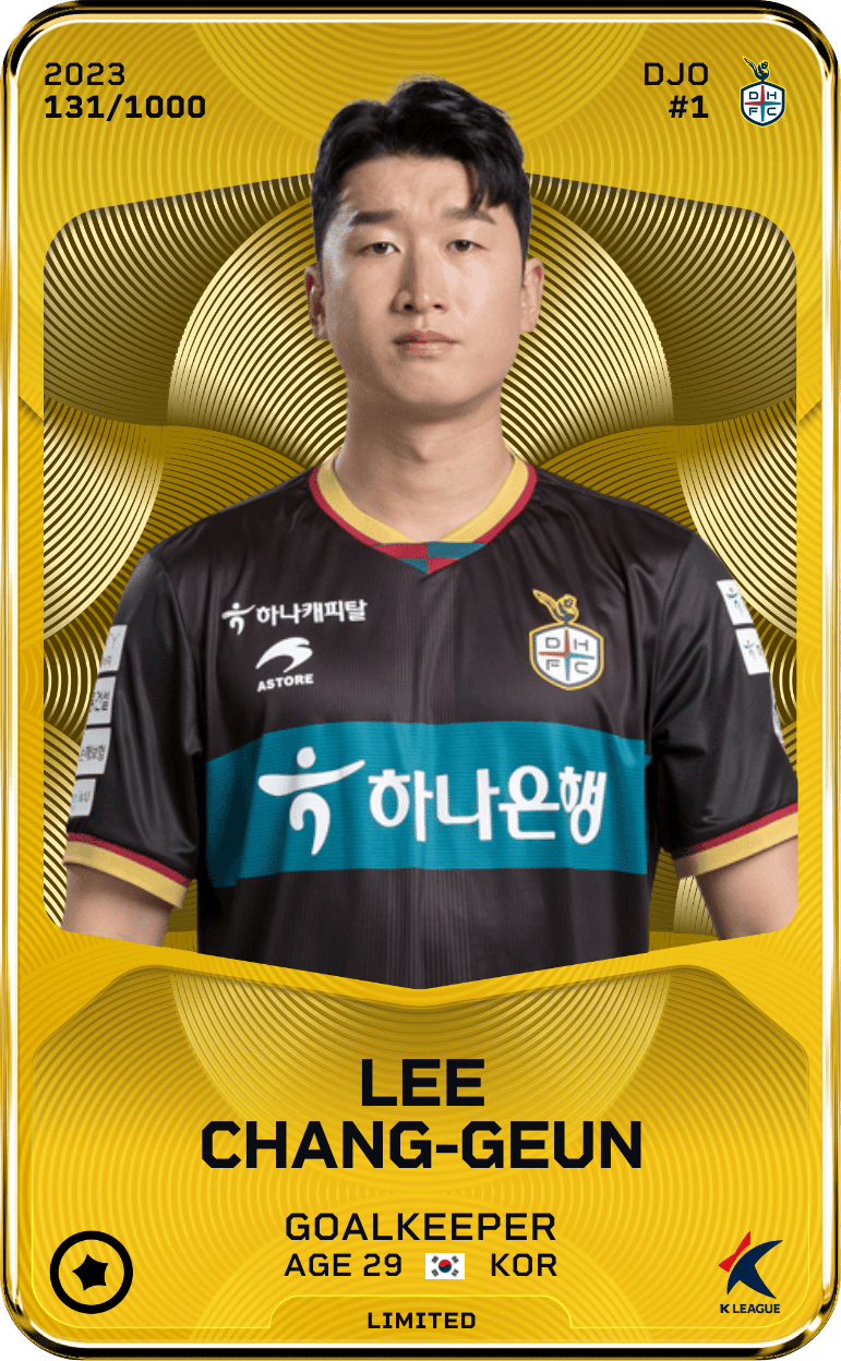 Lee Chang-Geun 2023-24 • Limited 131/1000
