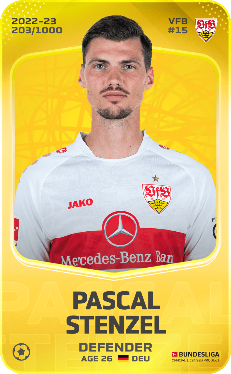 Pascal Stenzel 2022-23 • Limited 203/1000