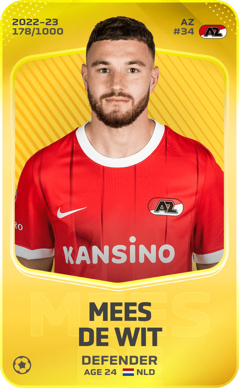 Mees De Wit 2022-23 • Limited 178/1000