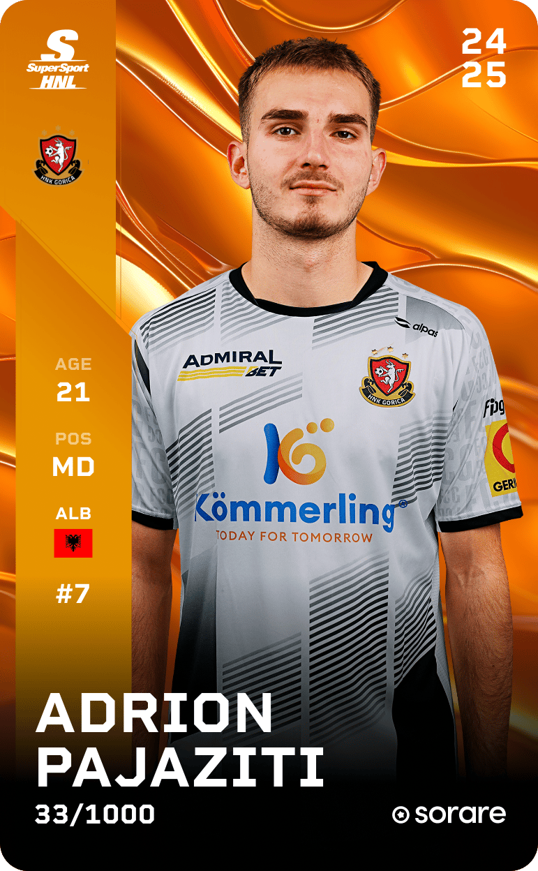 Adrion Pajaziti 2024-25 • Limited 33/1000