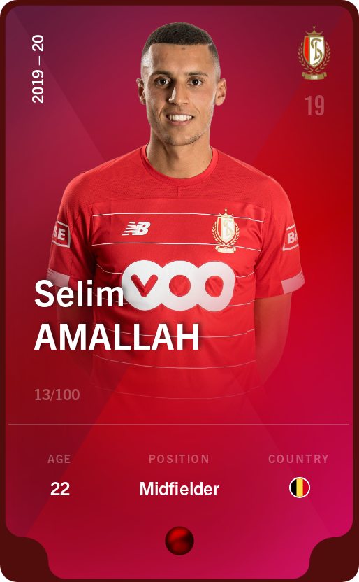 Sorare - Sorare Official - Selim Amallah 2019-20 • Rare 13/100 - NFT # 99905376137023861386307609468001285858952405394425279997898520526328809328133