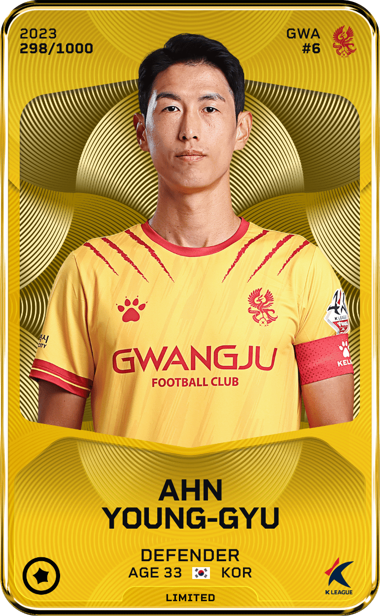 Ahn Young-Gyu 2023-24 • Limited 298/1000