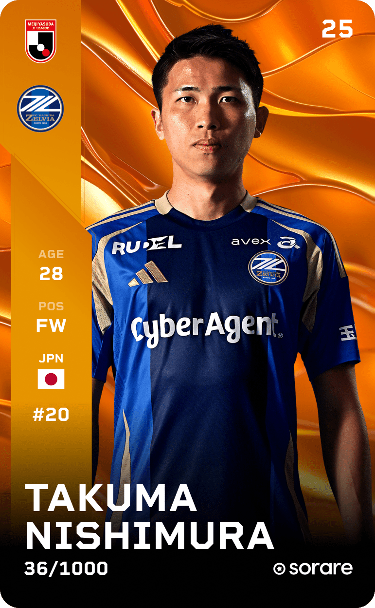Takuma Nishimura 2025-26 • Limited 36/1000