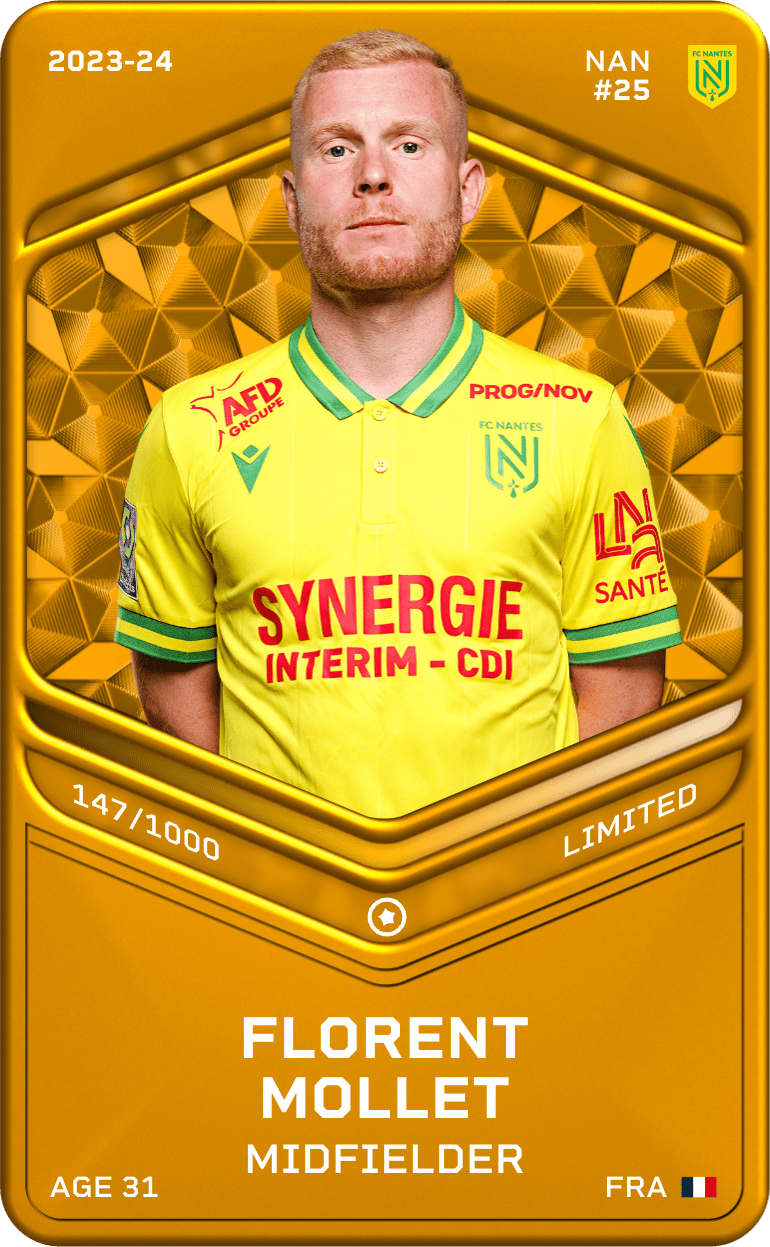 Florent Mollet 2023-24 • Limited 147/1000