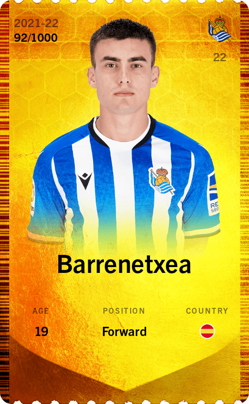 Barrenetxea 2021-22 • Limited 92/1000