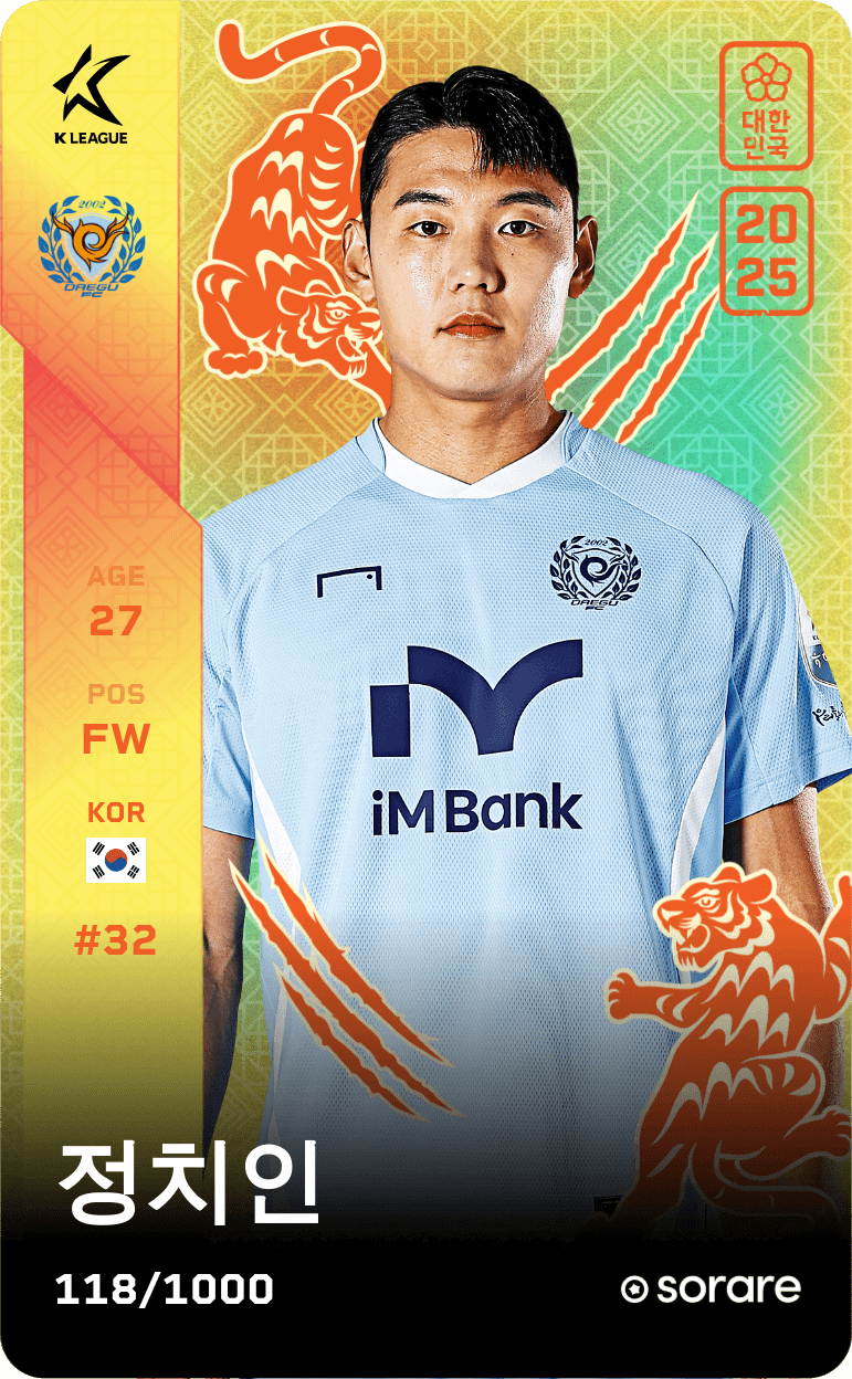 Jeong Chi-In 2025-26 • Limited 118/1000