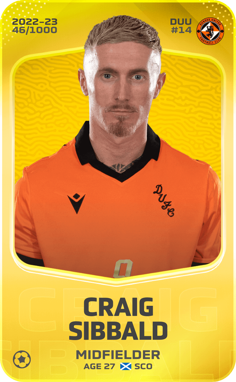 Craig Sibbald 2022-23 • Limited 46/1000