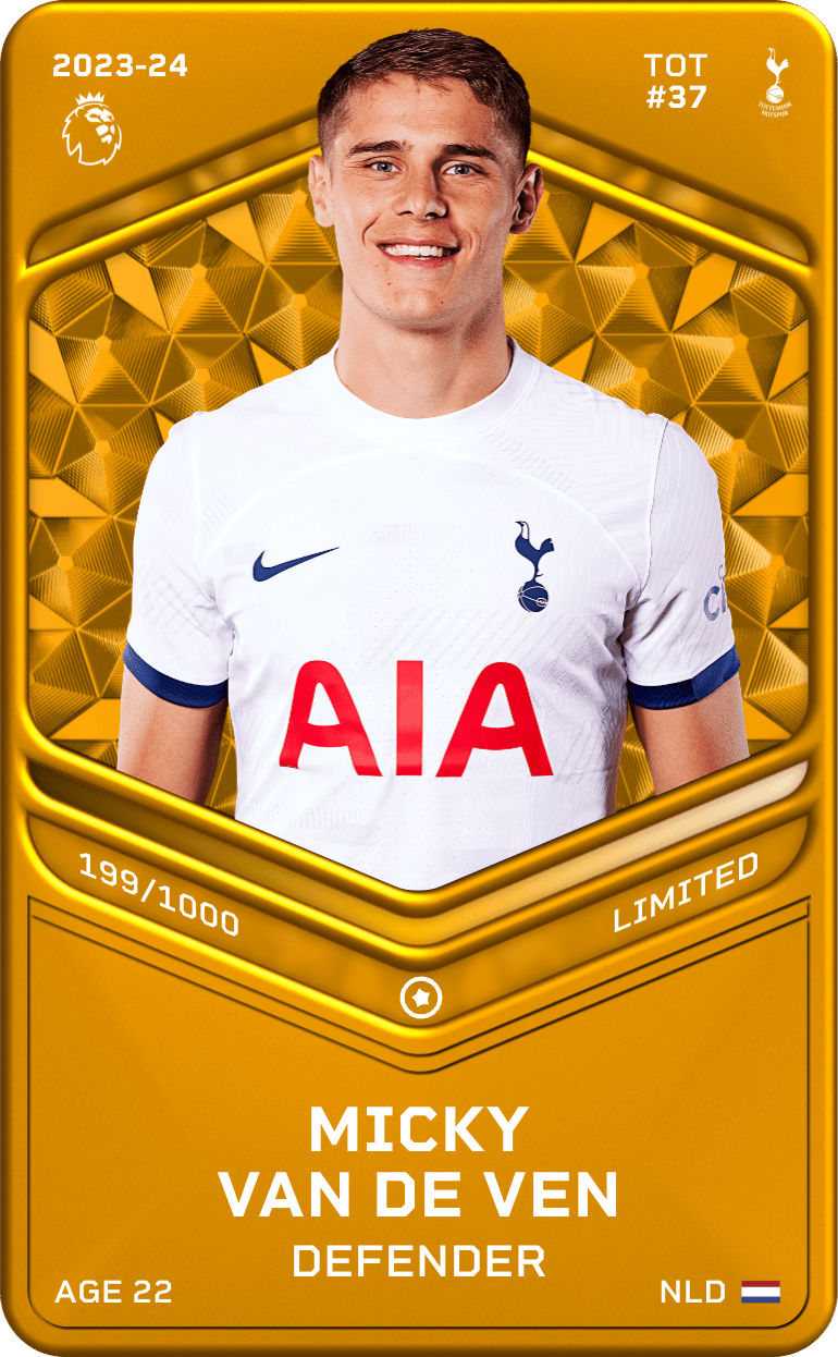 Micky van de Ven 2023-24 • Limited 199/1000