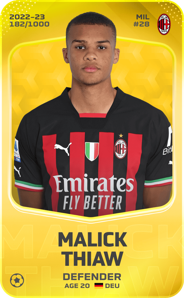 Malick Thiaw 2022-23 • Limited 182/1000