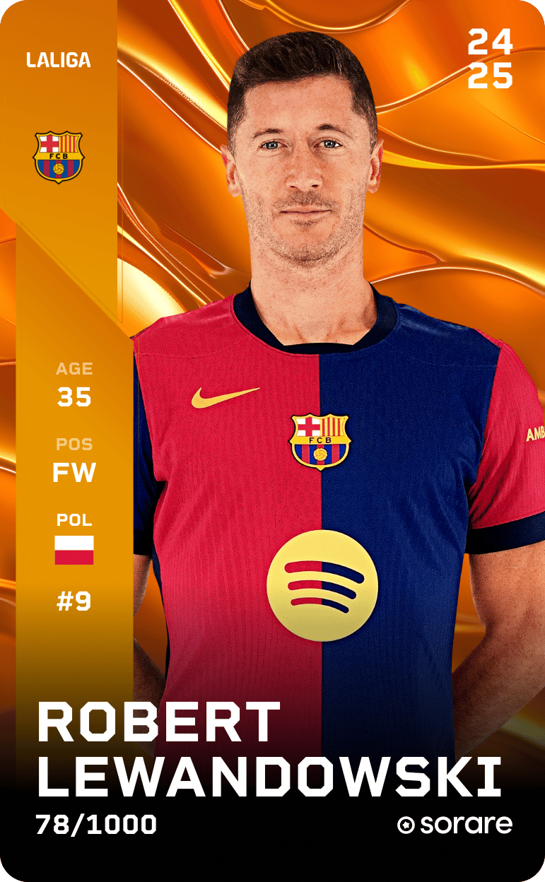 Robert Lewandowski 2024-25 • Limited 78/1000