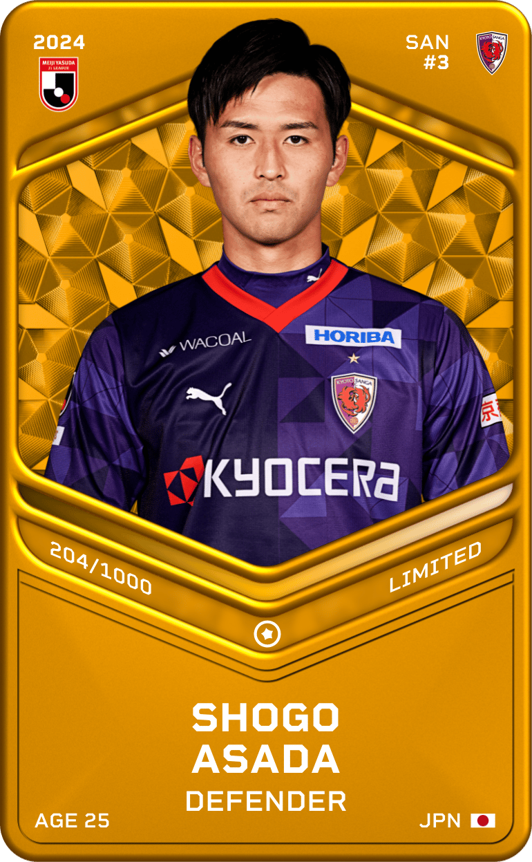 Shogo Asada 2024-25 • Limited 204/1000