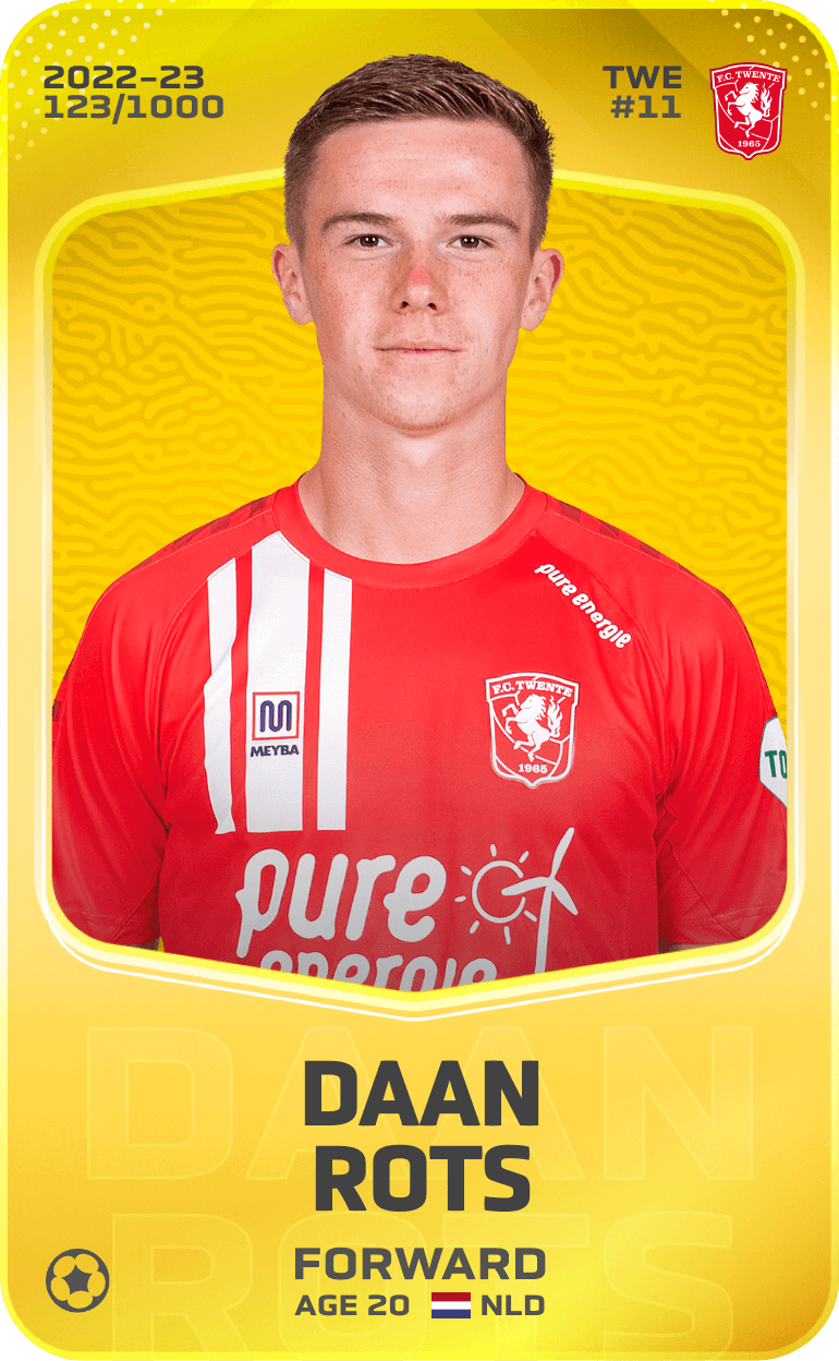 Daan Rots 2022-23 • Limited 123/1000