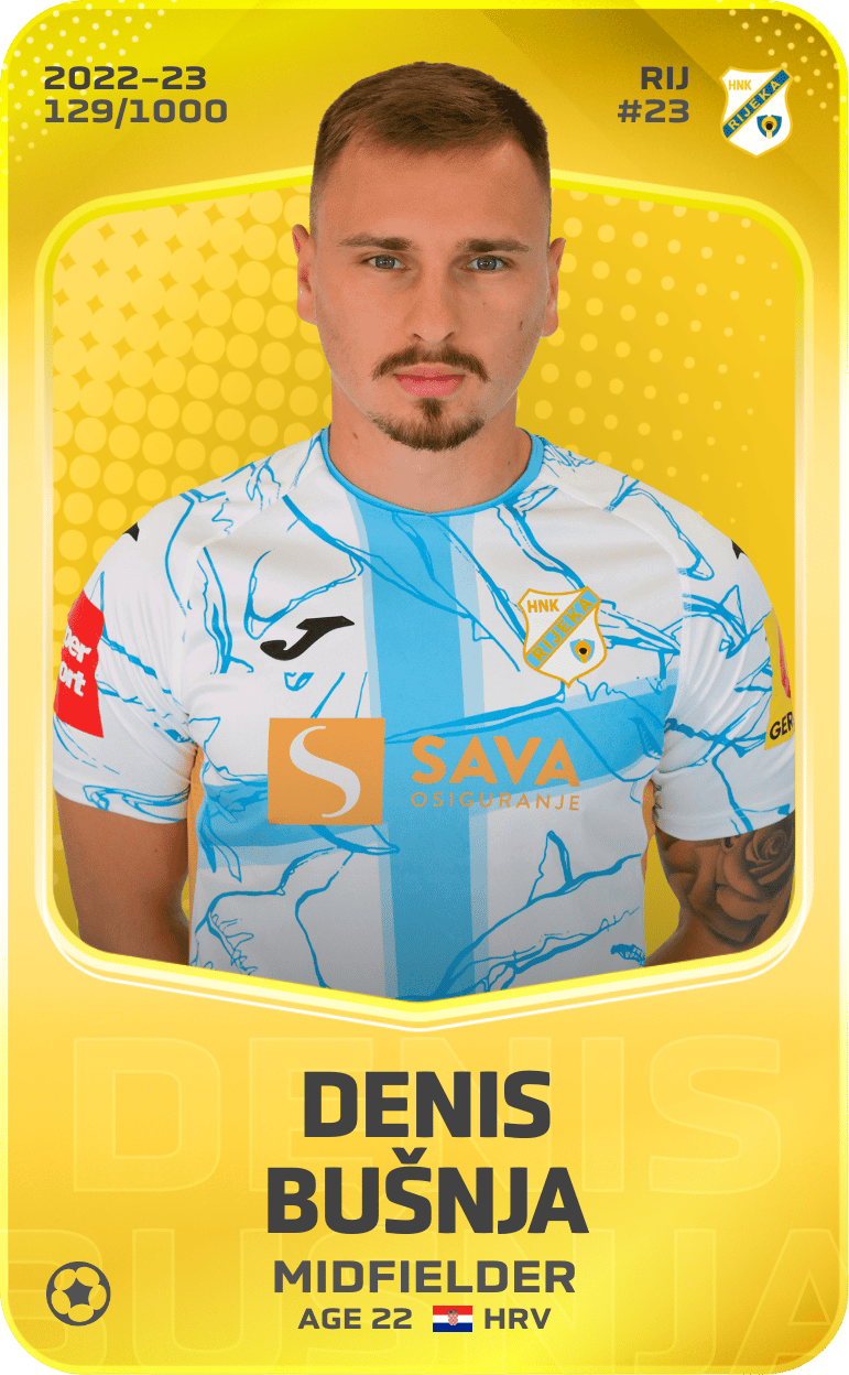 Denis Bušnja 2022-23 • Limited 129/1000