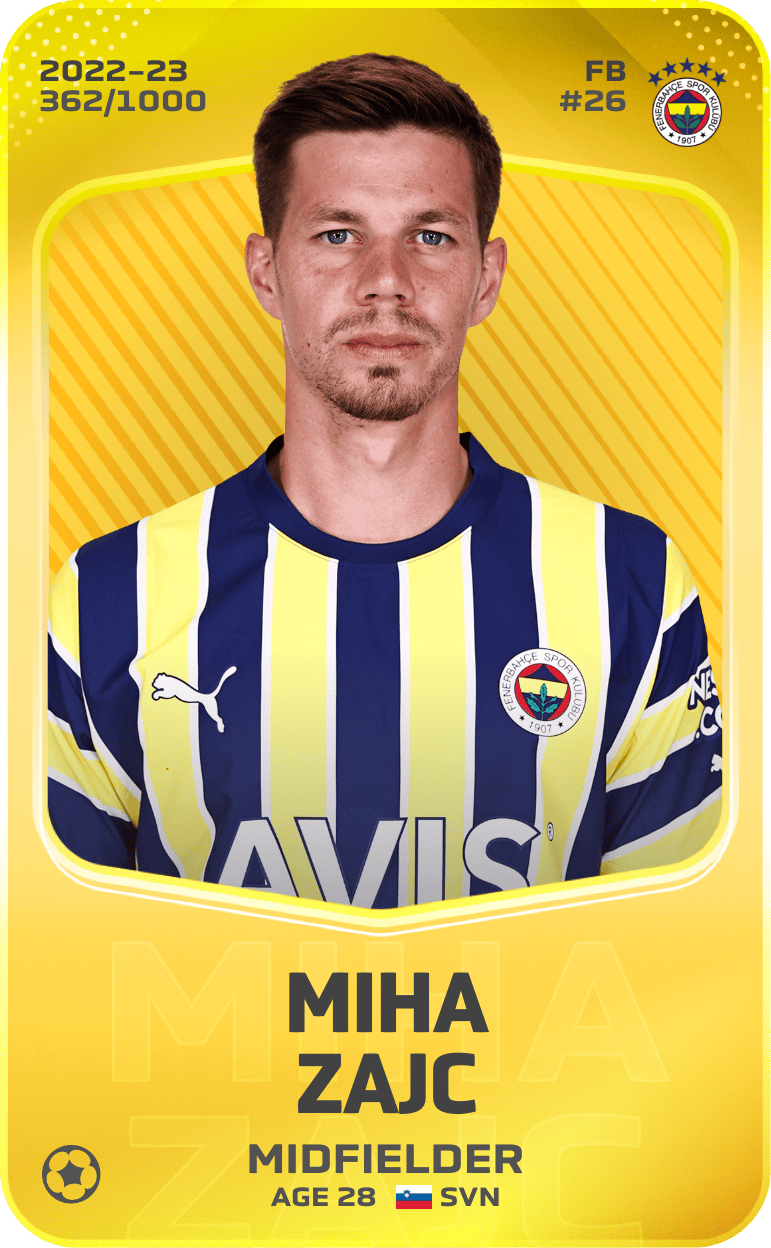Miha Zajc 2022-23 • Limited 362/1000
