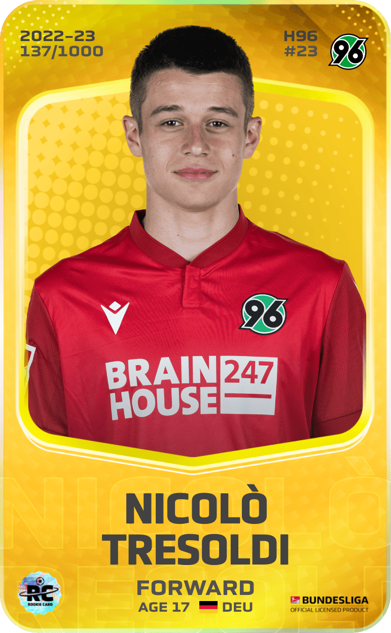 Nicolò Tresoldi 2022-23 • Limited 137/1000
