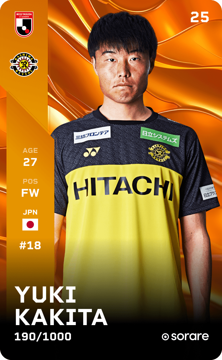 Yuki Kakita 2025-26 • Limited 190/1000