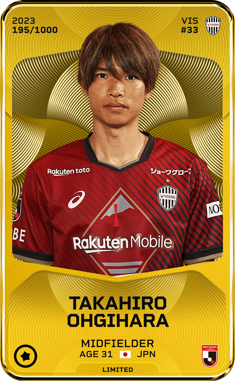 Takahiro Ohgihara 2023-24 • Limited 195/1000