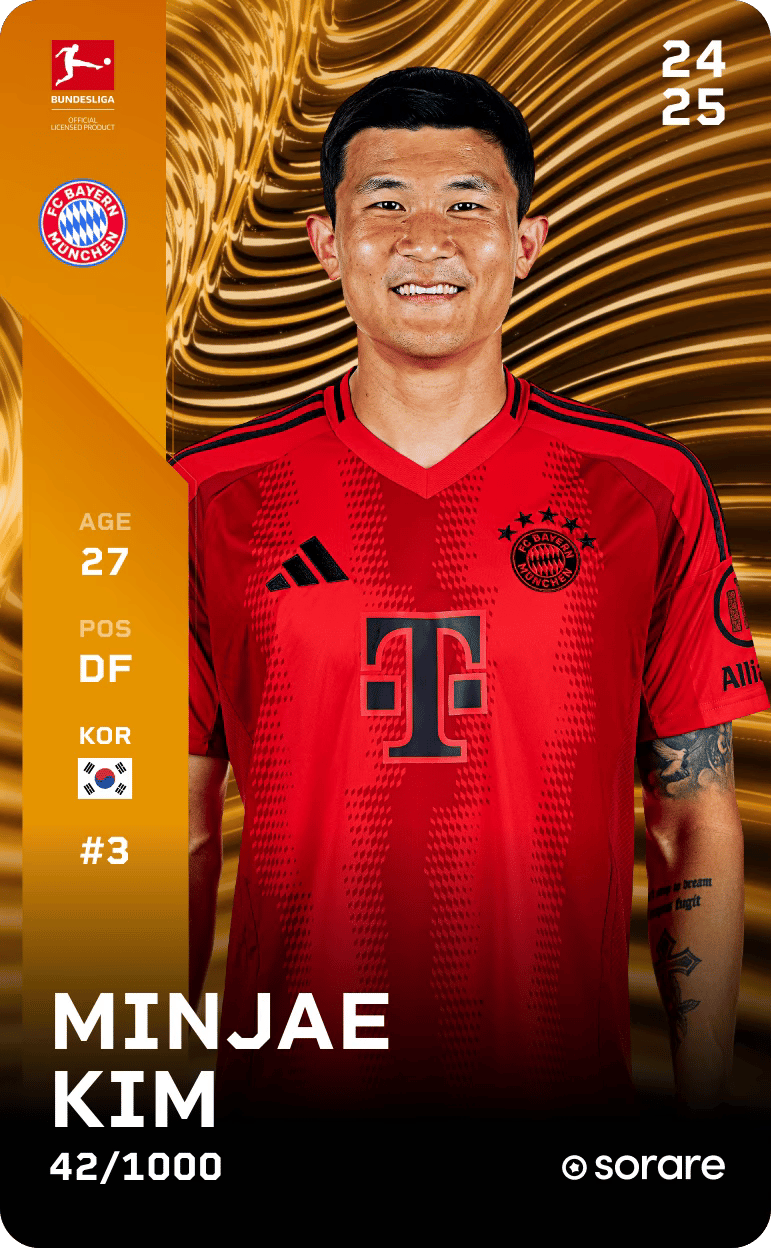 Minjae Kim  2024-25 • Limited 42/1000