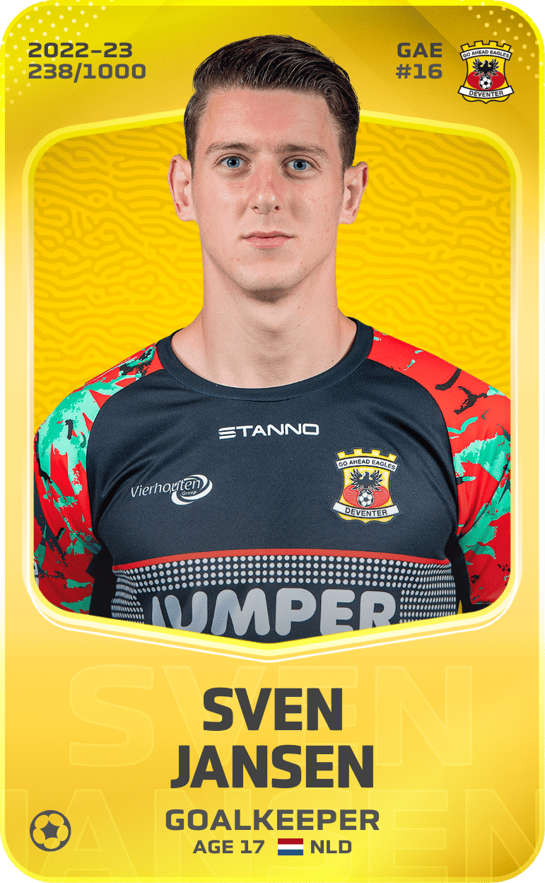 Sven Jansen 2022-23 • Limited 238/1000