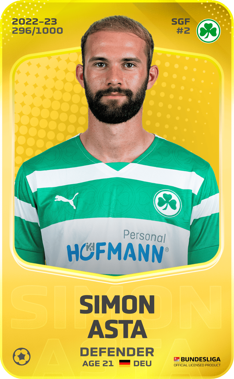 Simon Asta 2022-23 • Limited 296/1000