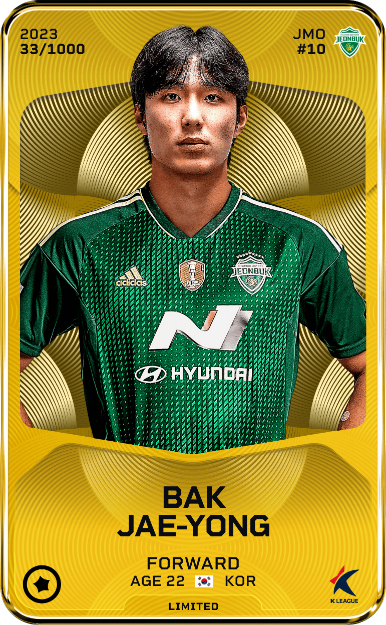 Bak Jae-Yong  2023-24 • Limited 33/1000