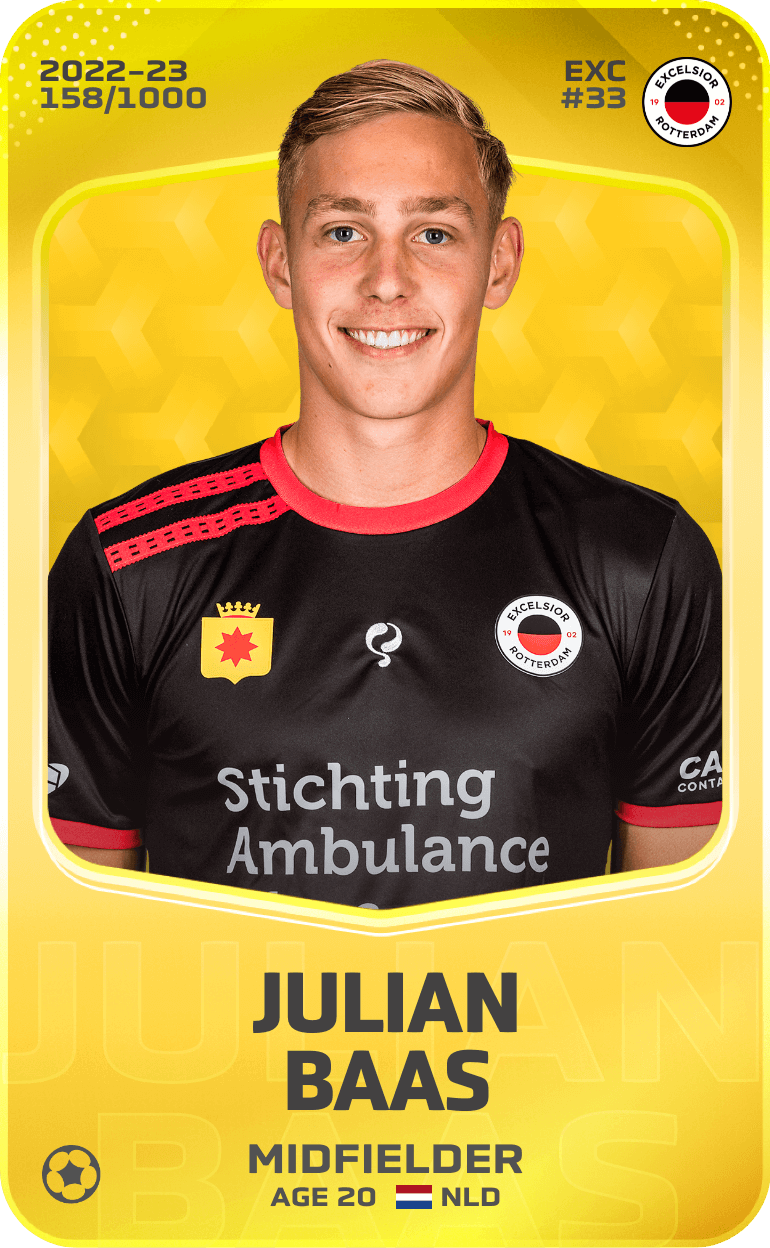 Julian Baas 2022-23 • Limited 158/1000
