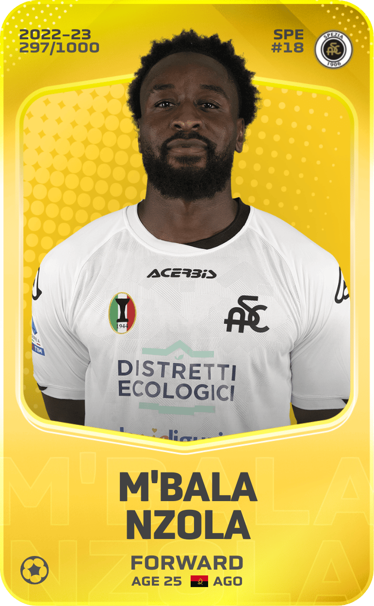 M'Bala Nzola 2022-23 • Limited 297/1000