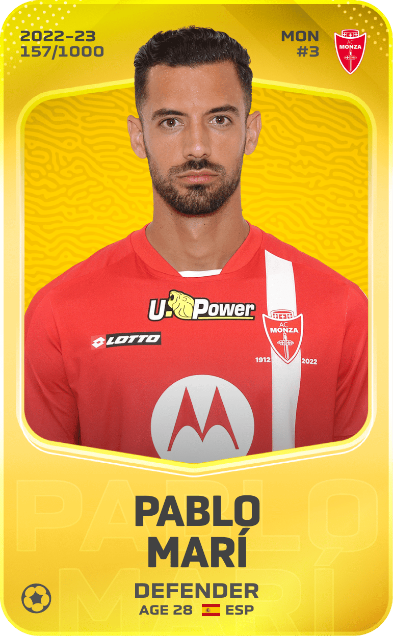 Pablo Marí 2022-23 • Limited 157/1000