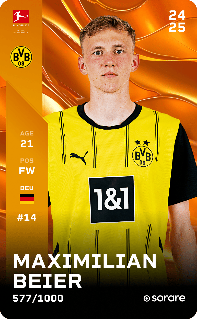 Maximilian Beier 2024-25 • Limited 577/1000