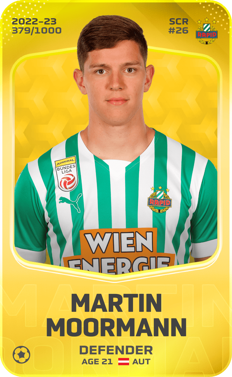 Martin Moormann 2022-23 • Limited 379/1000