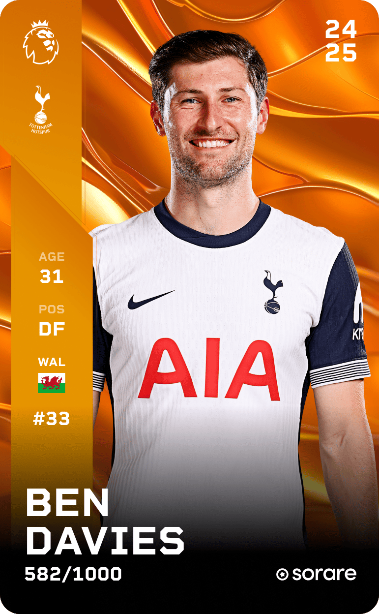 Ben Davies 2024-25 • Limited 582/1000