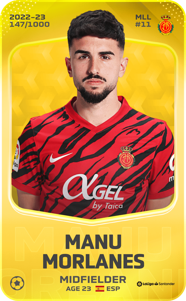 Manu Morlanes 2022-23 • Limited 147/1000