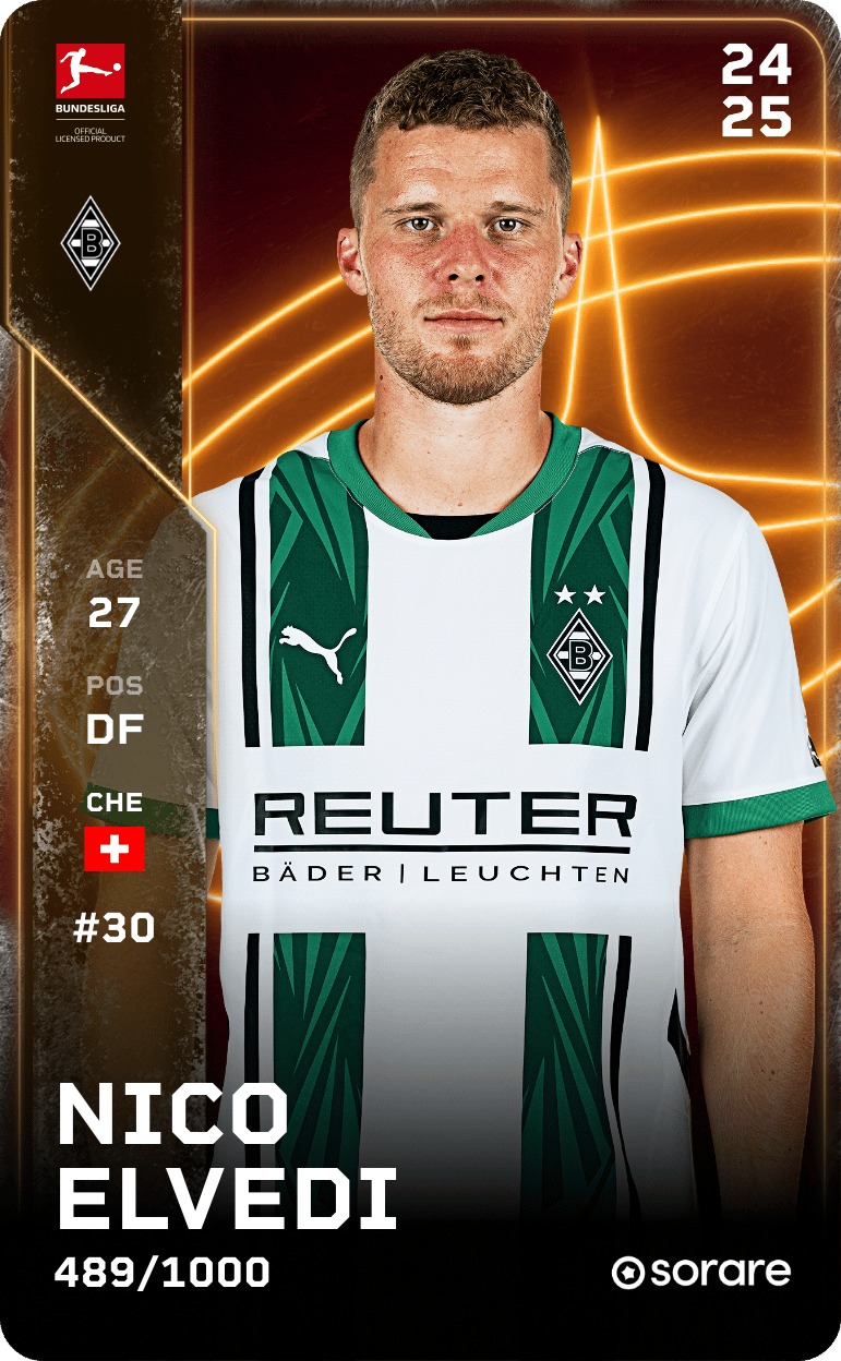 Nico Elvedi 2024-25 • Limited 489/1000