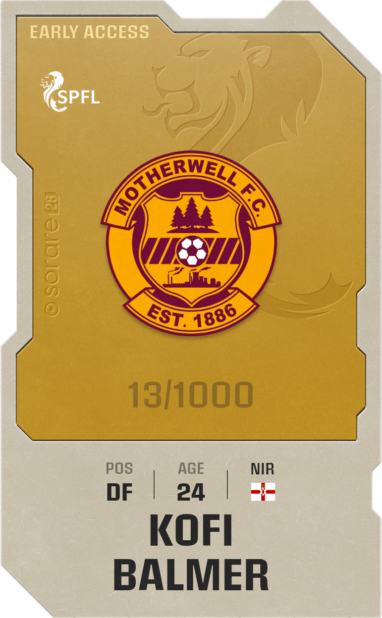 Kofi Balmer 2025-26 • Limited 13/1000