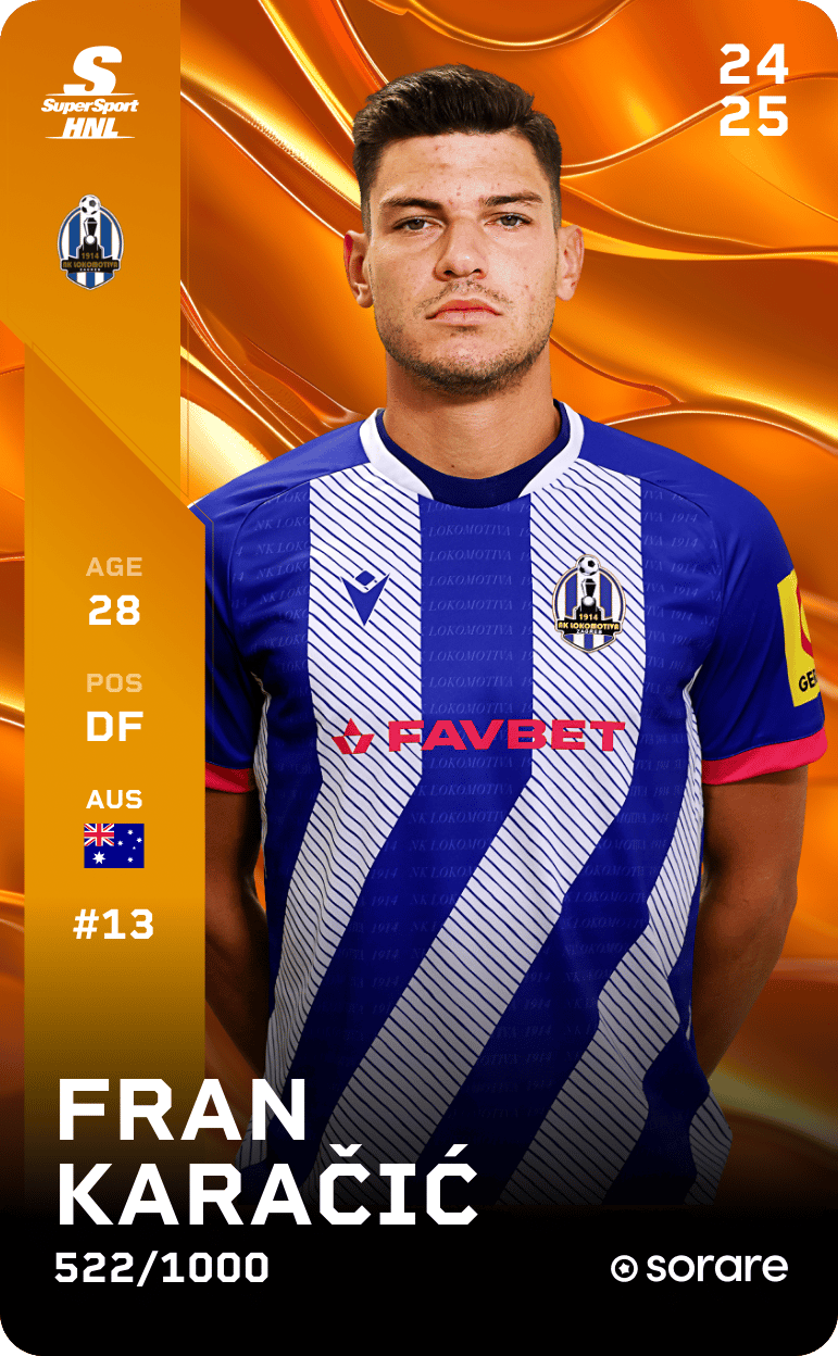 Fran Karačić 2024-25 • Limited 522/1000
