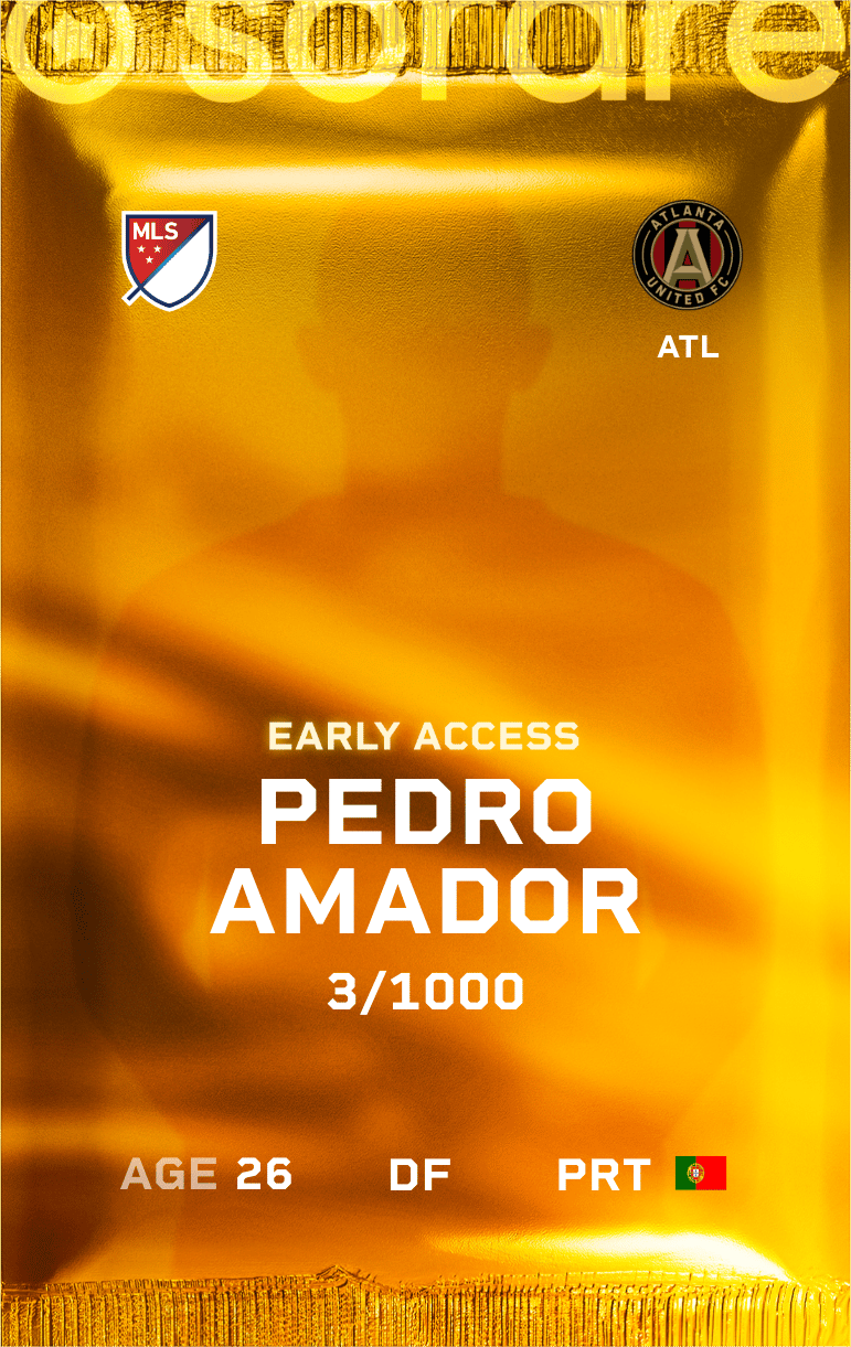 Pedro Amador 2025-26 • Limited 3/1000