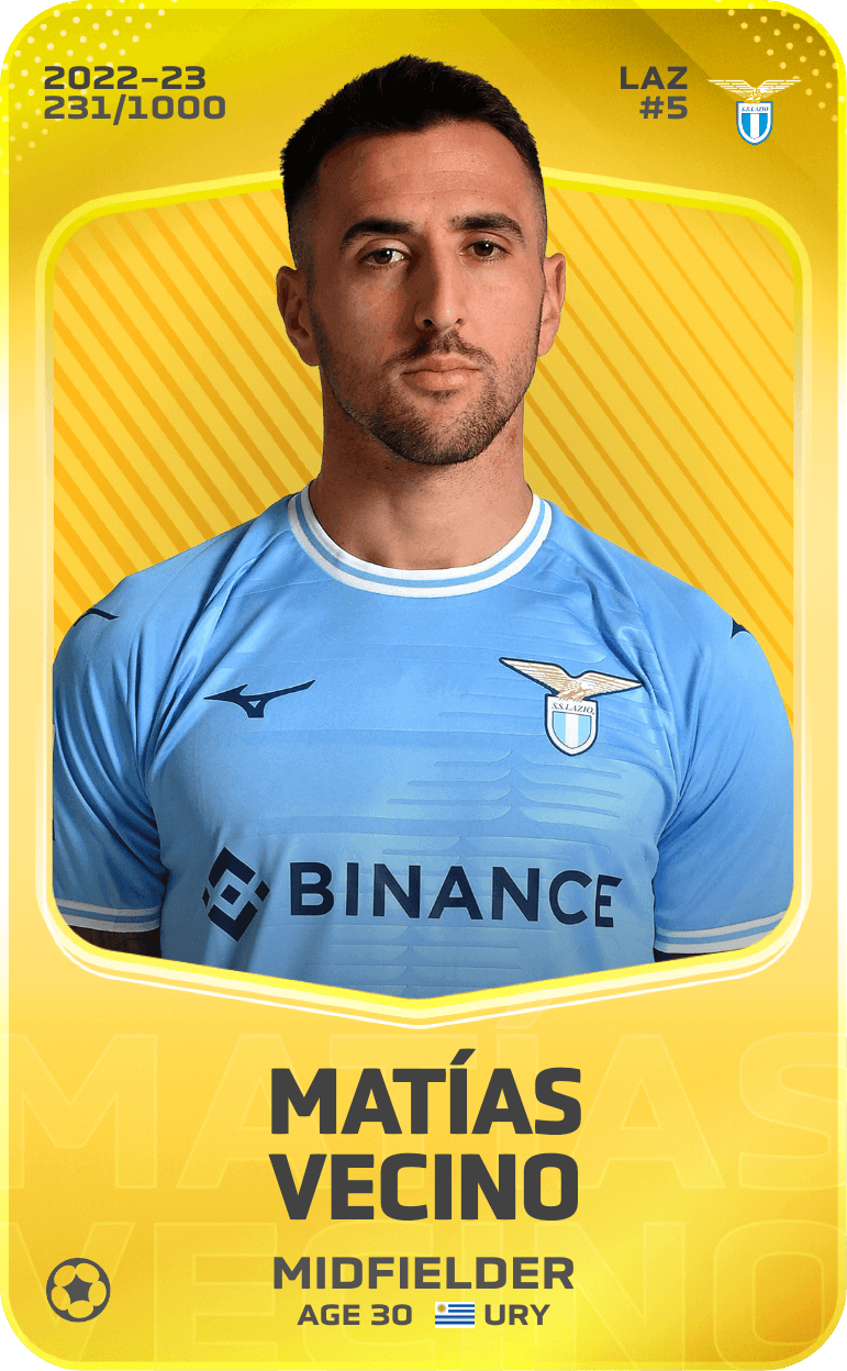 Matías Vecino 2022-23 • Limited 231/1000