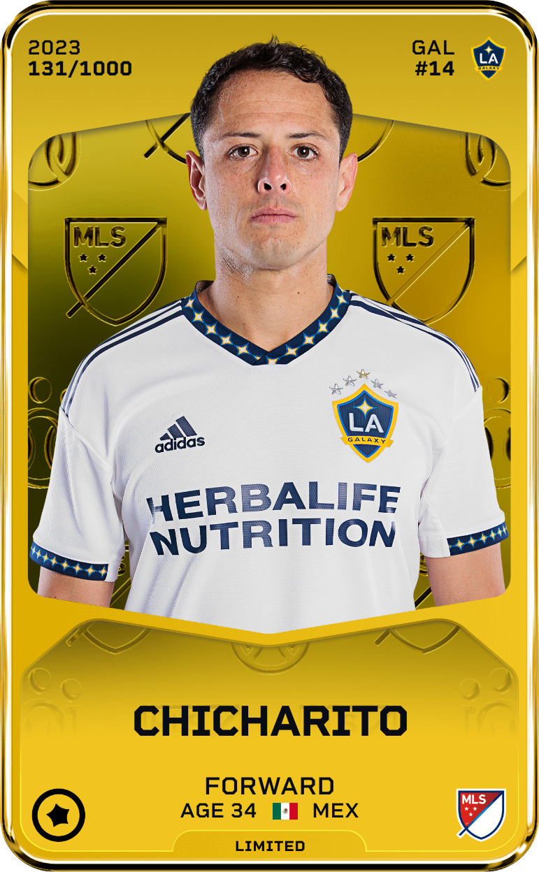 Sorare - Sorare Official - Chicharito 2023-24 • Limited 131/1000 - NFT # 63568257059534529423062033814182886538328609617176194936608202470960094267279