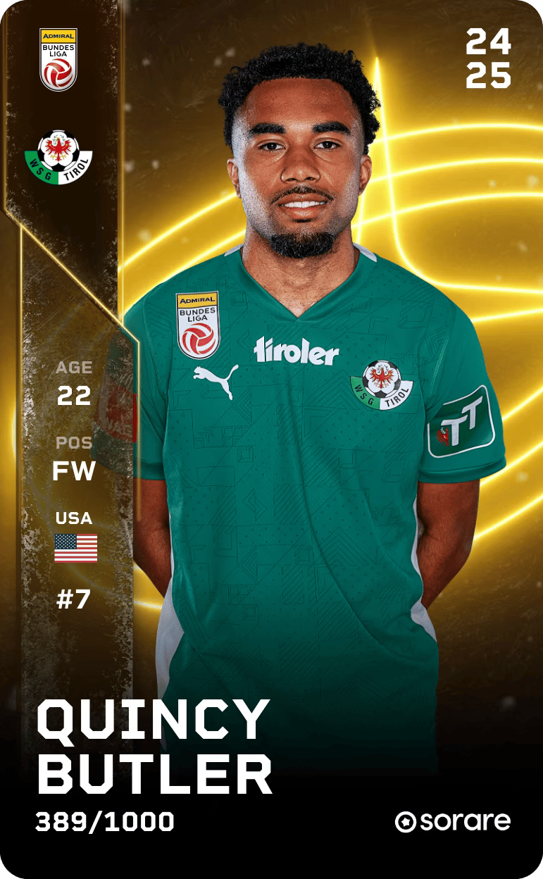 Quincy Butler 2024-25 • Limited 389/1000