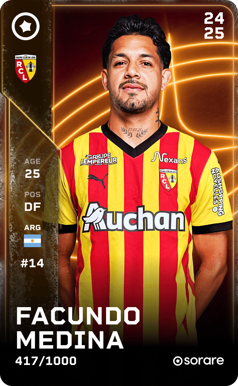 Facundo Medina 2024-25 • Limited 417/1000