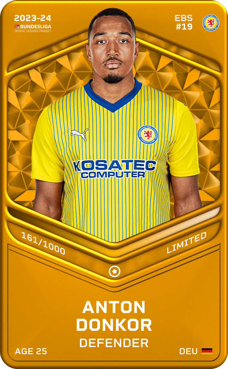 Anton Donkor 2023-24 • Limited 161/1000
