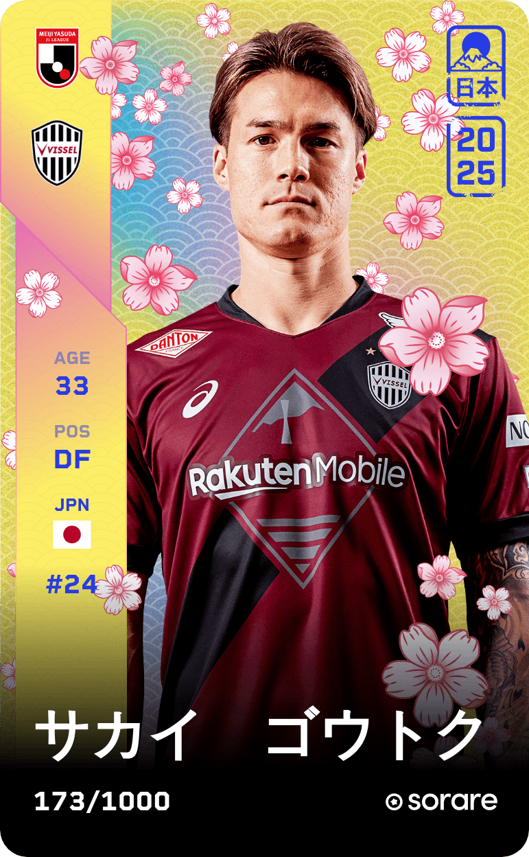 Gotoku Sakai 2025-26 • Limited 173/1000