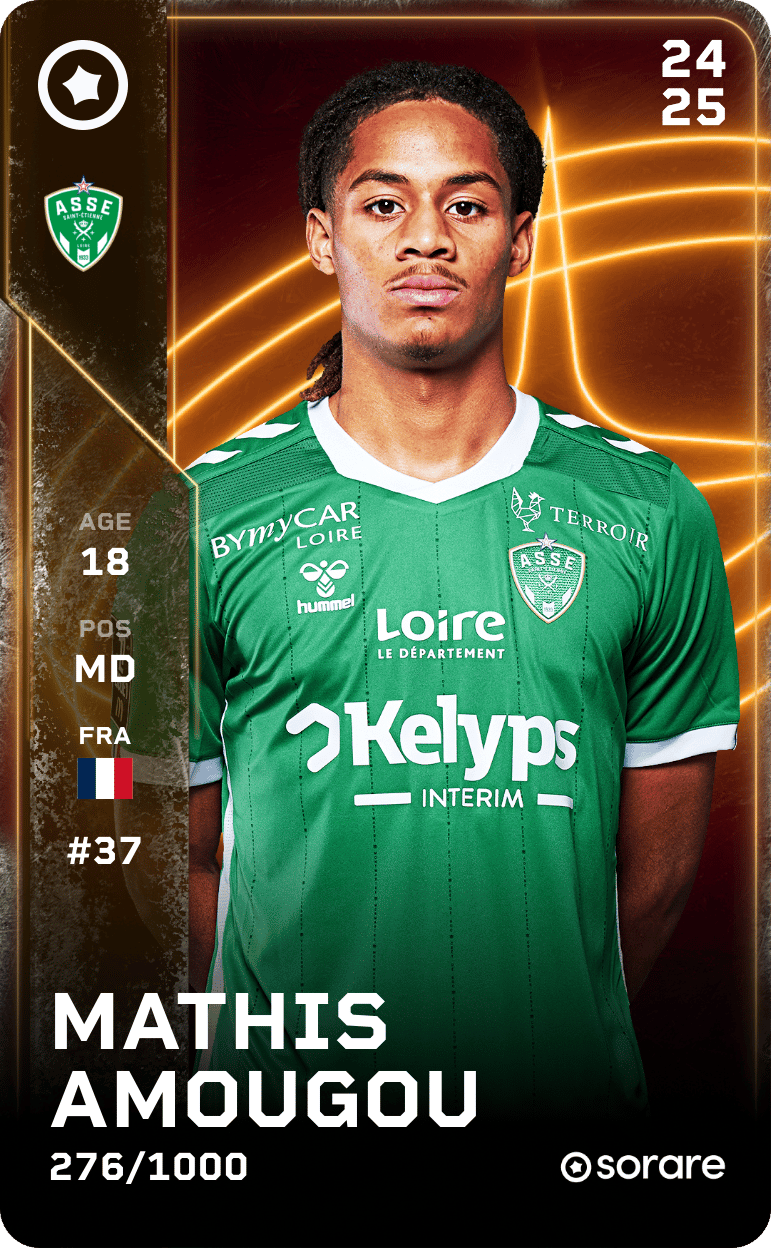 Mathis Amougou 2024-25 • Limited 276/1000