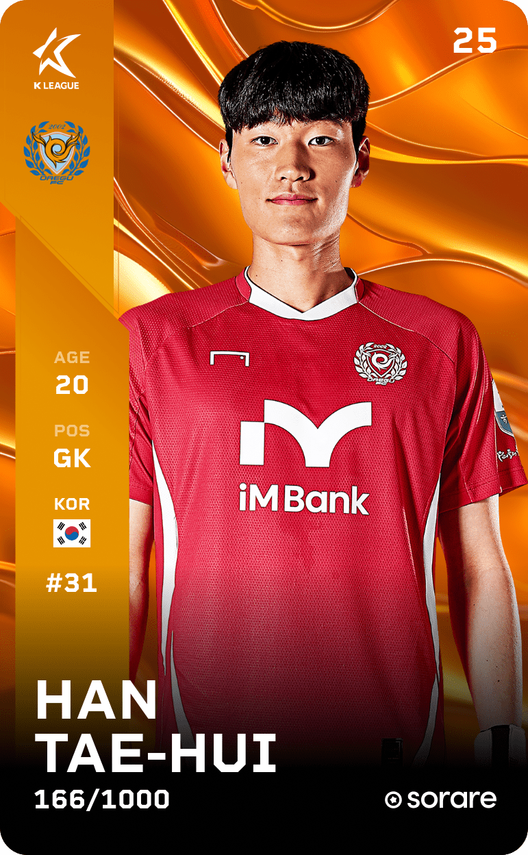 Han Tae-Hee 2025-26 • Limited 166/1000