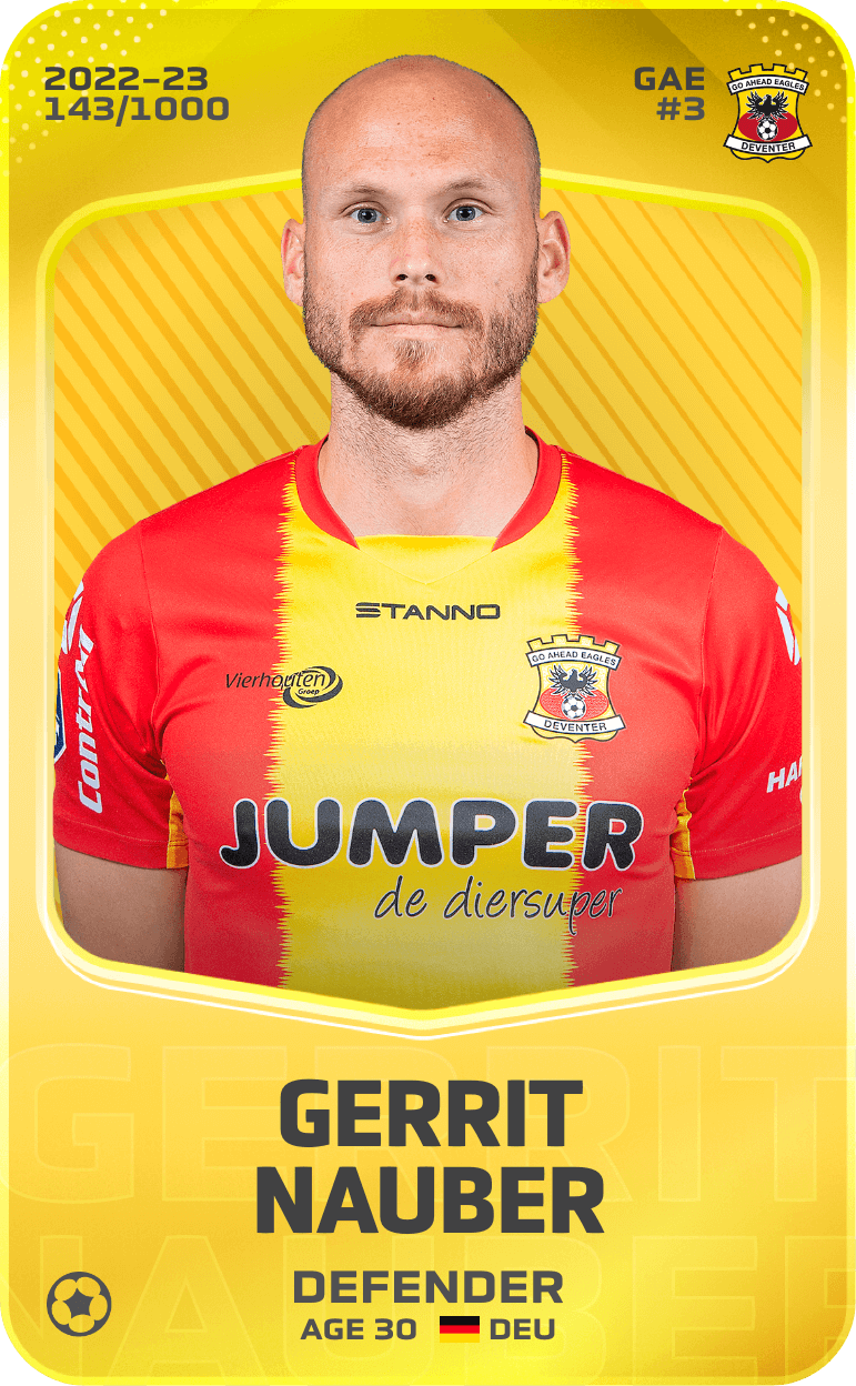 Gerrit Nauber 2022-23 • Limited 143/1000