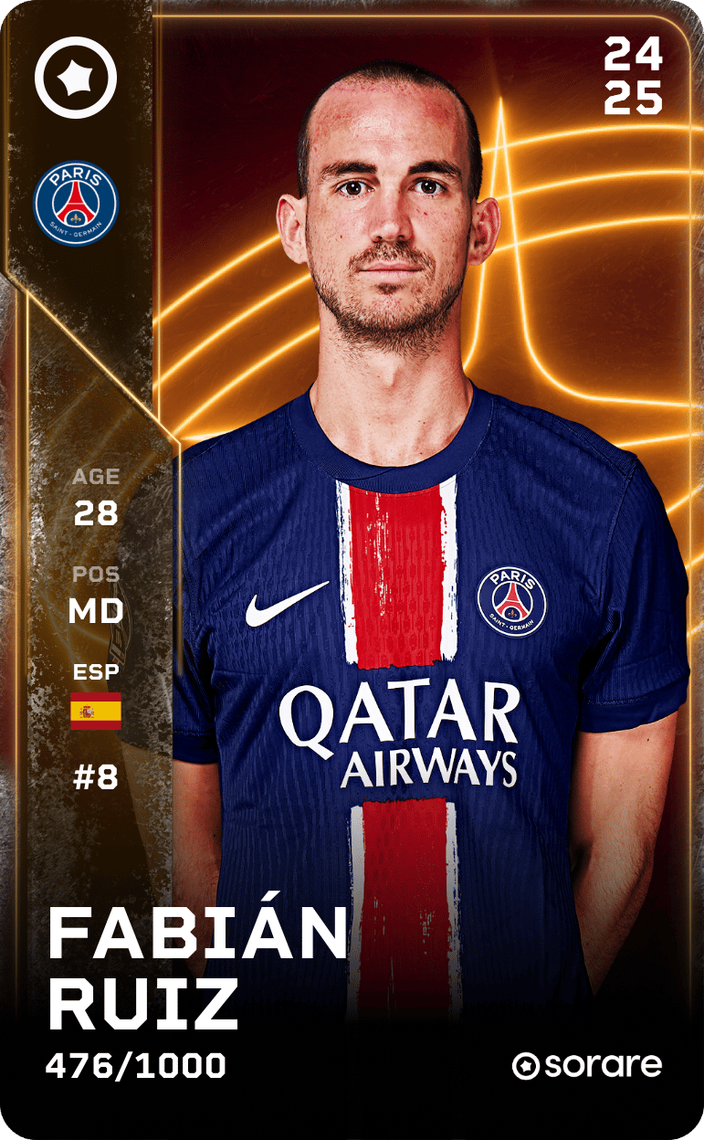 Fabián Ruiz 2024-25 • Limited 476/1000